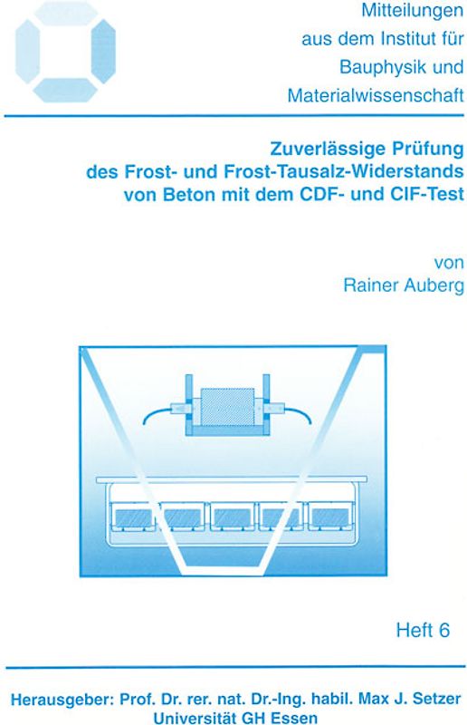 Zuverlässige Prüfung des Frost- und Frost-Tausalz-Widerstands von Beton mit dem CDF- und CIF-Test