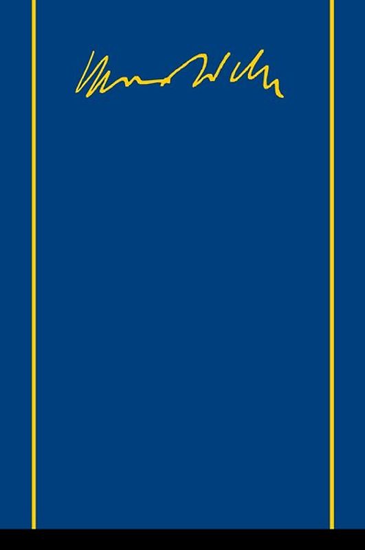 Max Weber-Gesamtausgabe