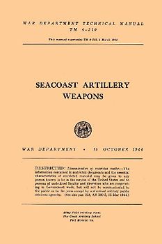 Seacoast Artillery Weapons