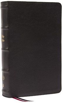 KJV Holy Bible: Large Print Single-Column with 43,000 End-Of-Verse Cross References, Black Genuine Leather, Personal Size, Red Letter, Comfort Print: King James Version