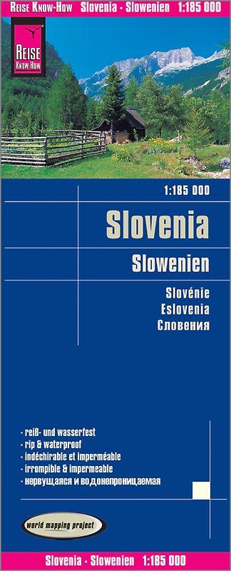 Reise Know-How Landkarte Slowenien / Slovenia (1:185.000)