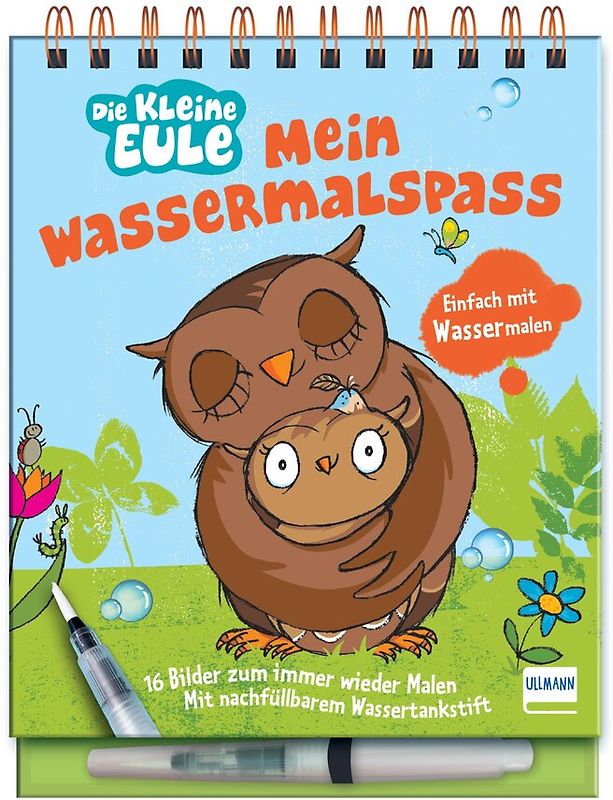 Mein Wassermalspaß - Die kleine Eule