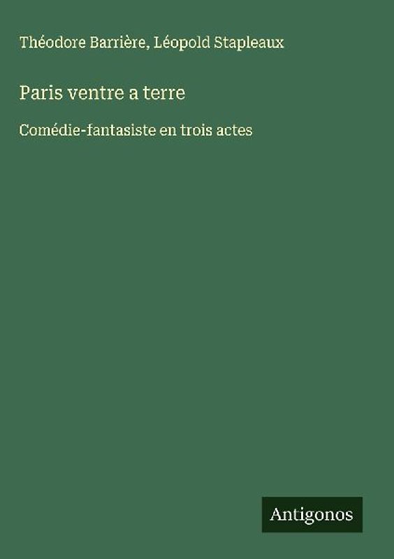 Paris ventre a terre