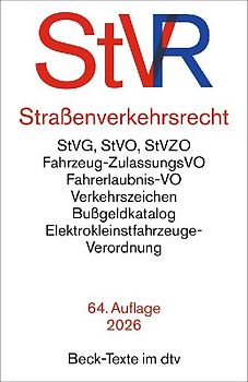 Straßenverkehrsrecht. StVR