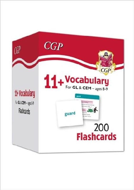 11+ Vocabulary Flashcards for Ages 10-11 - Pack 1