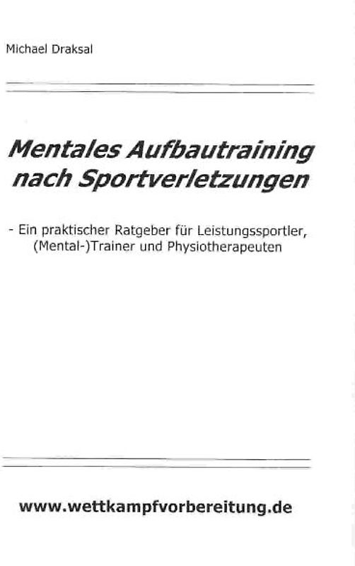 Mentales Aufbautraining nach Sportverletzungen