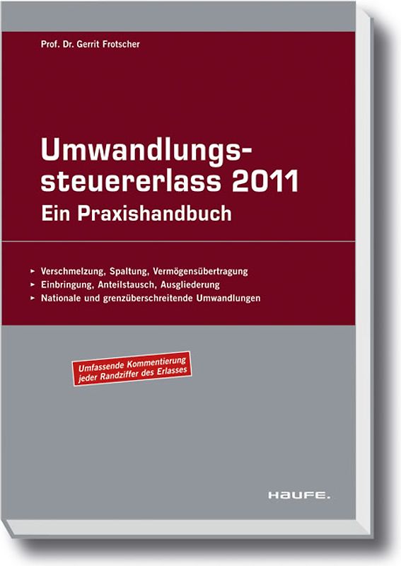 Umwandlungssteuer-Erlass 2011