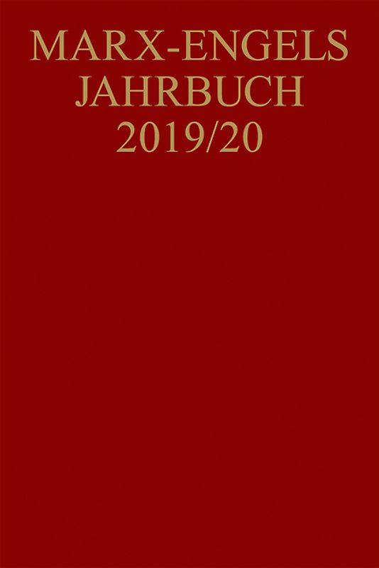 Marx-Engels-Jahrbuch 2019/20