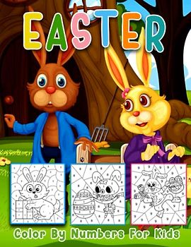 2023 Easter Color by Number for Kids: Super Cute Easter Coloring Pages Filled With Easter Eggs, Easter Bunny, Springtime Images and More! Easter ... Book For Kids), Easter Gifts For Kids
