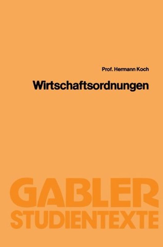 Wirtschaftsordnungen