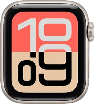 Apple Watch SE 2025 40 mm Boîtier aluminium lumière stellaire [Wi-Fi]