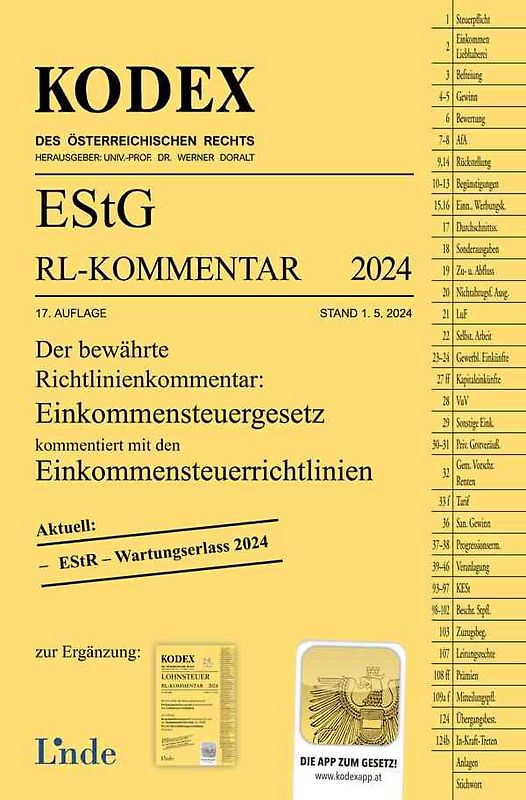 KODEX EStG Richtlinien-Kommentar 2024