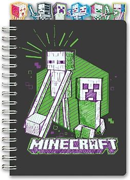Minecraft: Hostile Mobs Spiral Notebook