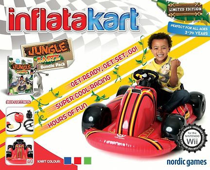 Jungle Kartz [Limited Edition inkl. aufblasbarem Kart-Auto] Nintendo Wii