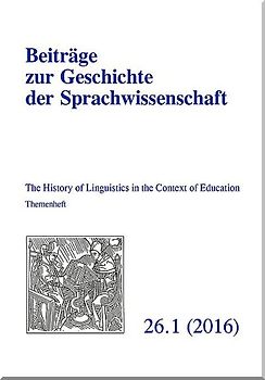 The History of Linguistics in the Context of Education