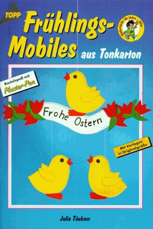 Frühlings-Mobiles. Aus Tonkarton