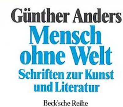 Mensch ohne Welt