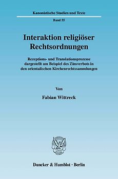 Interaktion religiöser Rechtsordnungen.