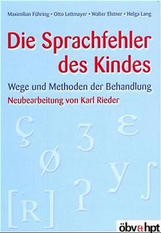 Die Sprachfehler des Kindes