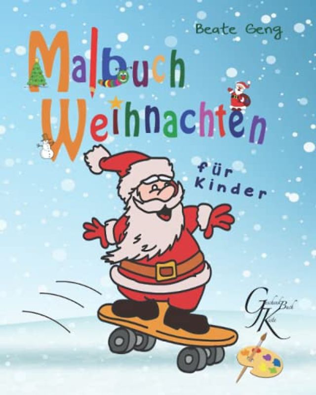 Malbuch Weihnachten: für Kinder