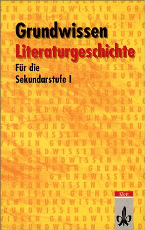 Grundwissen Literaturgeschichte