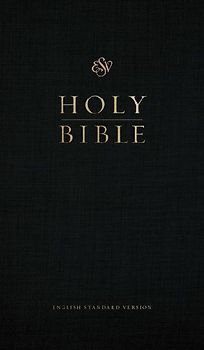ESV Church Bible, Large Print, Red Letter (Hardcover, Black)