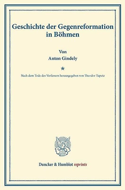 Geschichte der Gegenreformation in Böhmen.