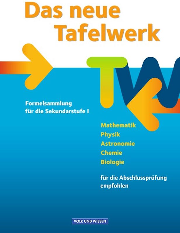 Das neue Tafelwerk - Formelsammlung für die Sekundarstufe I - Östliche Bundesländer und Berlin - Ausgabe 2011