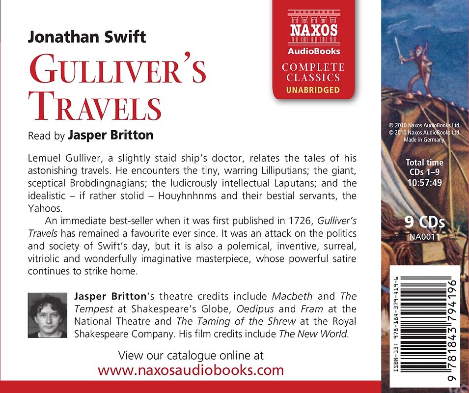 Swift,Jonathan - Gulliver's Travels [9 Audio CDs]
