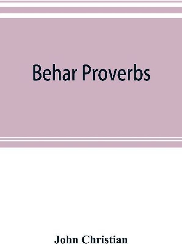 Behar proverbs