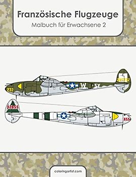 Französische Flugzeuge Malbuch für Erwachsene 2