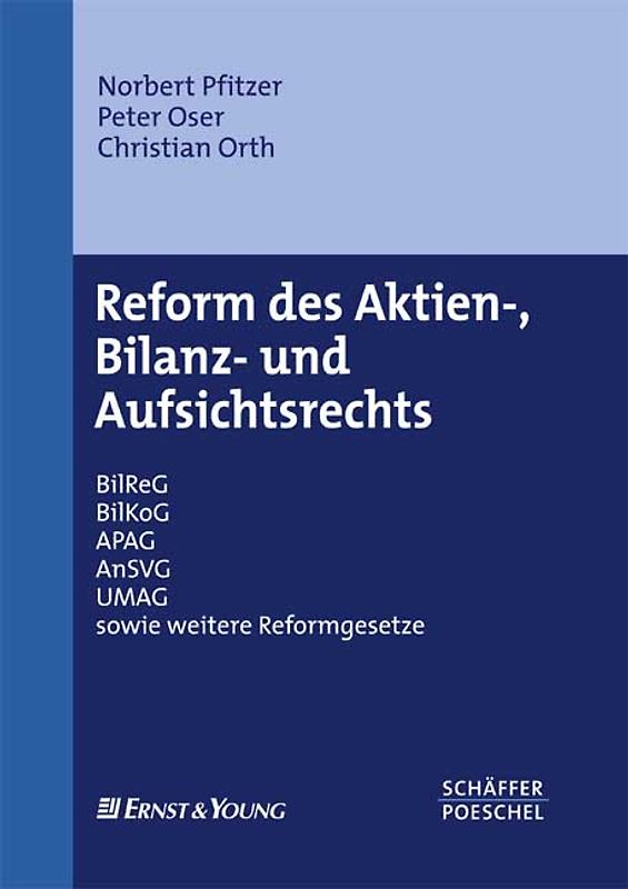 Reform des Aktien-, Bilanz- und Aufsichtsrechts