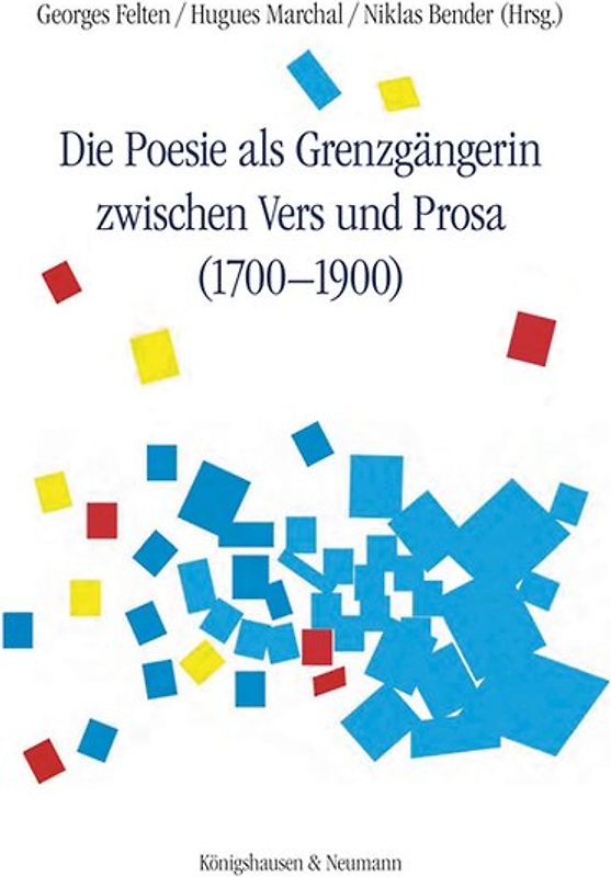 Grenzritte zwischen Vers und Prosa (1700-1900)