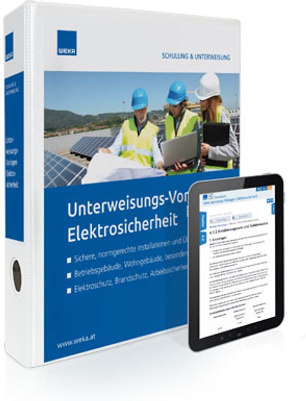 Unterweisungs-Vorlagen Elektrosicherheit