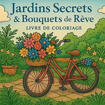 Jardins Secrets & Bouquets de Rêve Livre de Coloriage