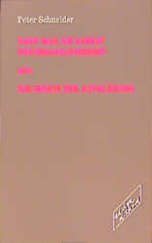 Darf man am Sabbat psychoanalysieren? Oder: Die Ironie der Aufklärung
