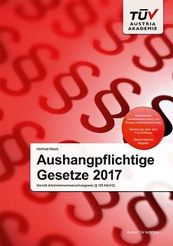 Aushangpflichtige Gesetze 2017