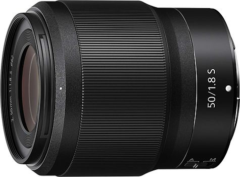 Nikon NIKKOR Z 50 mm F1.8 S 62 mm Objectif (adapté à Nikon Z) noir