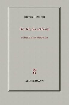 Dies Ich, das viel besagt