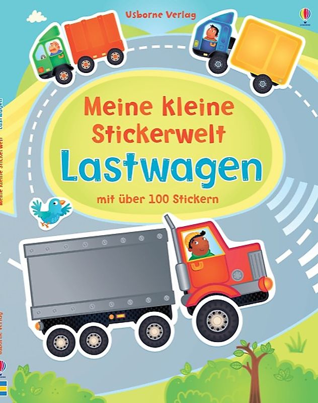 Meine kleine Stickerwelt: Lastwagen
