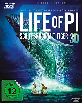 Life of Pi - Schiffbruch mit Tiger 3D [inkl. 2D Version] 3D Blu-ray Disc