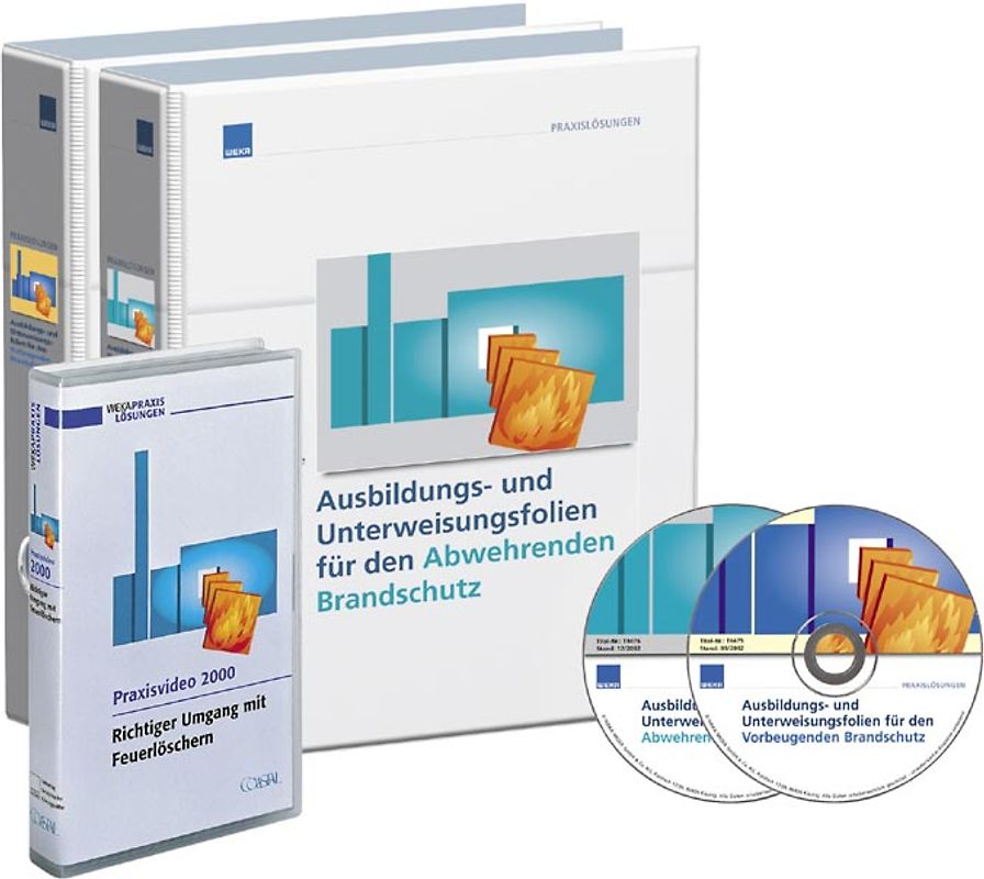 Ausbildungs- und Unterweisungsfolien für den vorbeugenden und abwehrenden Brandschutz /Richtiger Umgang mit Feuerlöschern