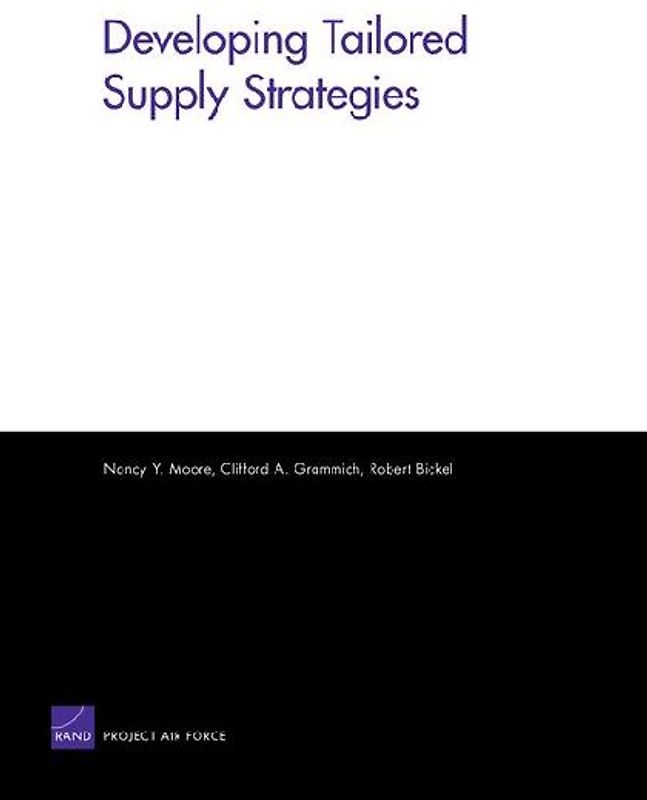 Developing Tailored Supply Strategies