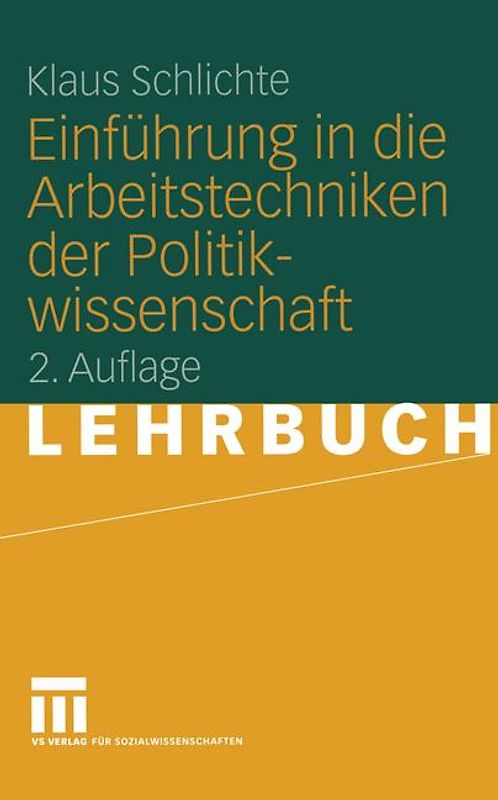 Einführung in die Arbeitstechniken der Politikwissenschaft