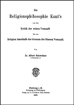 Die Religionsphilosophie Kants