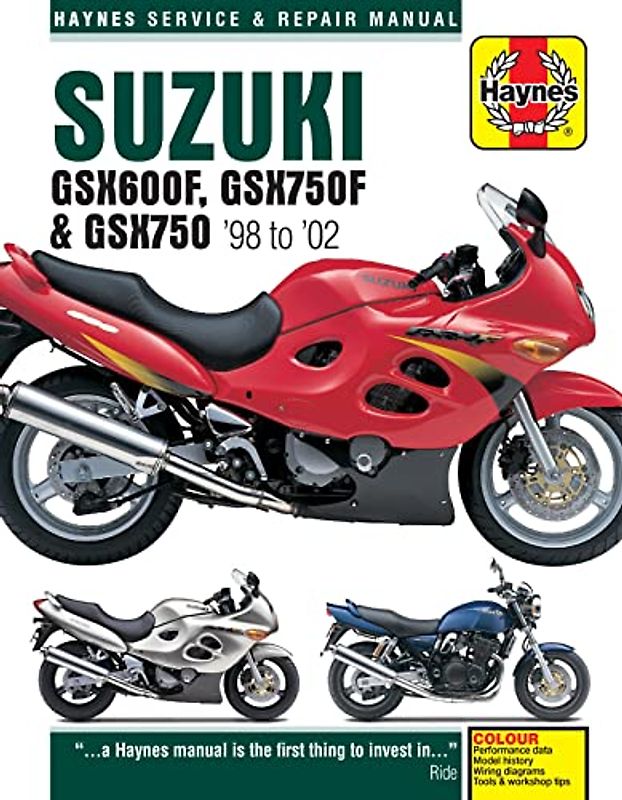 Suzuki GSX600/750F & GSX750 (98 - 03) Haynes Repair Manual