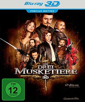 Die drei Musketiere 3D [2 Disc, Premium Edition] 3D Blu-ray Disc