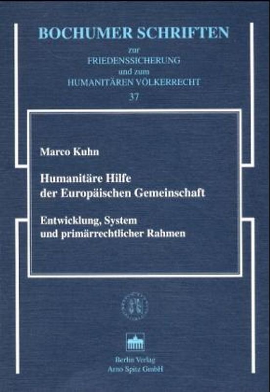 Humanitäre Hilfe der Europäischen Gemeinschaft
