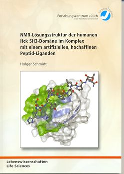 NMR-Lösungsstruktur der humanen Hck SH3-Domäne im Komplex mit einem artifiziellen, hochaffinen Peptid-Liganden