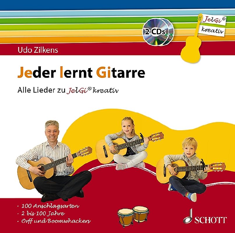 Jeder lernt Gitarre - Alle Lieder zu "JelGi kreativ"
